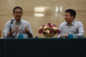 Sosialisasi Kesehatan Mata di Lingkungan Sekretariat Kabinet RI, Aula Geduang III, Rabu, 28 September 2016.
