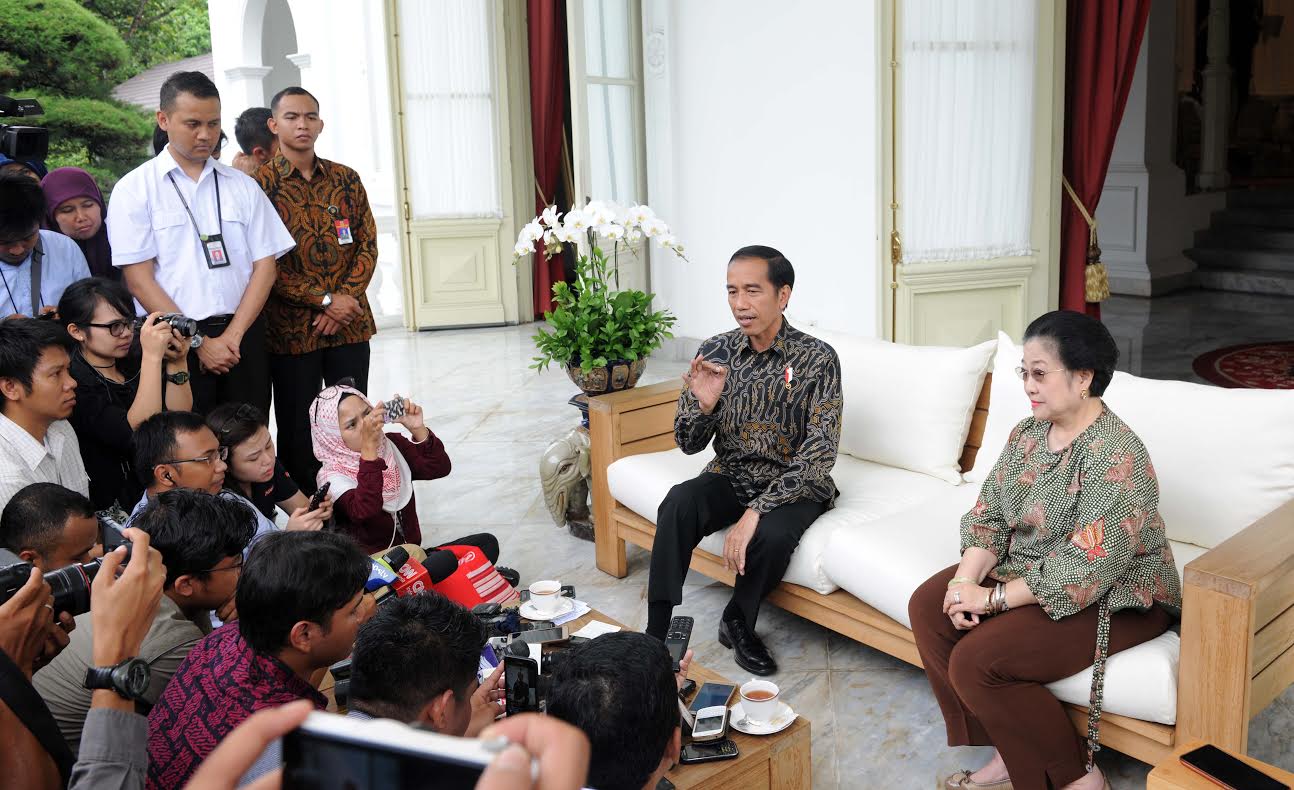 Jokowi Terima Kunjungan Megawati Soekarnoputri