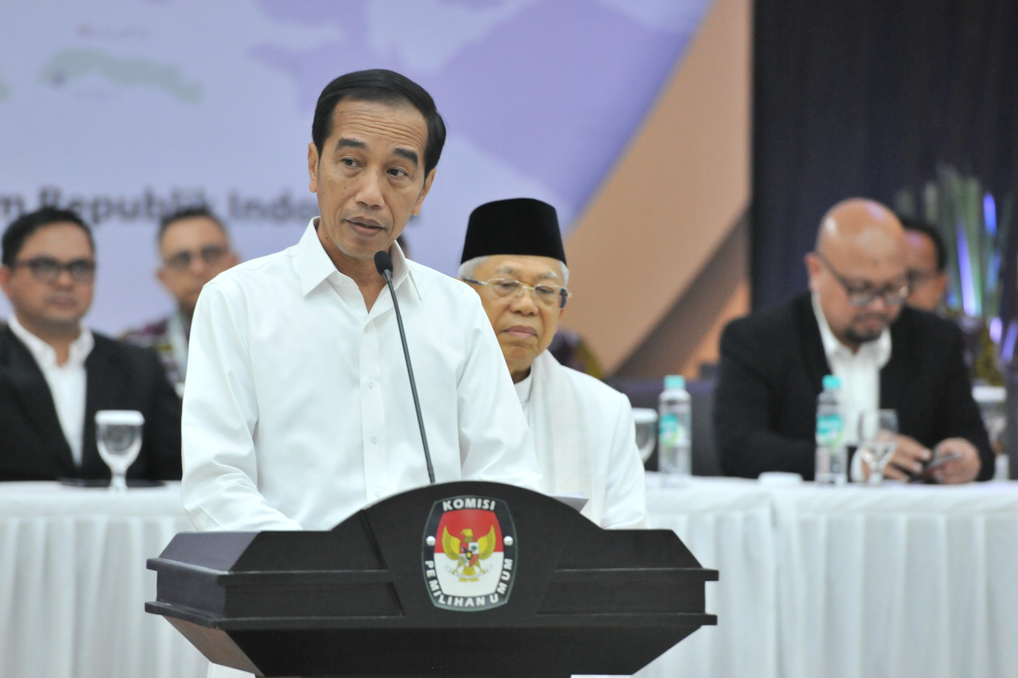 Sekretariat Kabinet Republik Indonesia Pidato Penetapan Jokowi