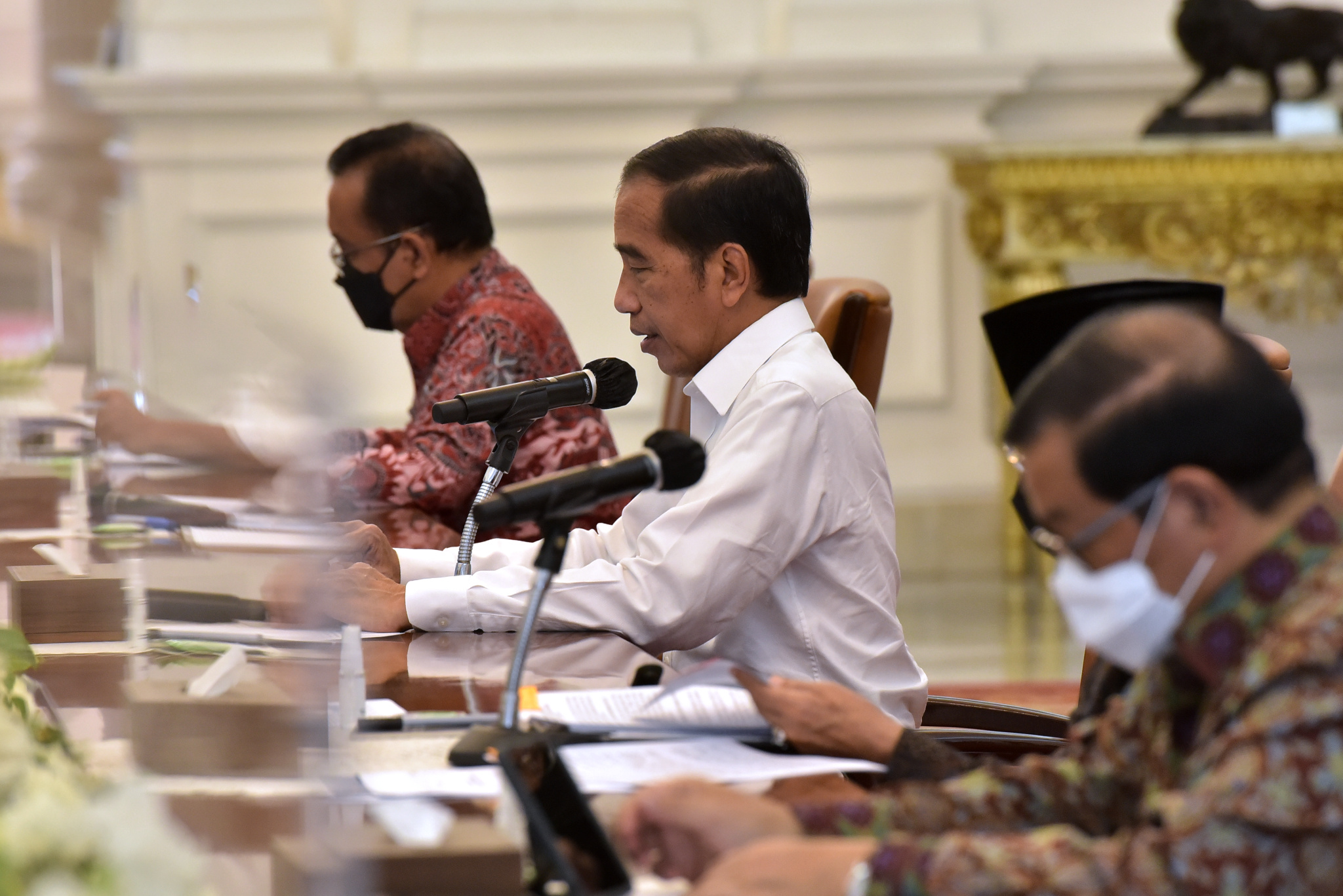 Sekretariat Kabinet Republik Indonesia Rapat Terbatas Evaluasi Mudik