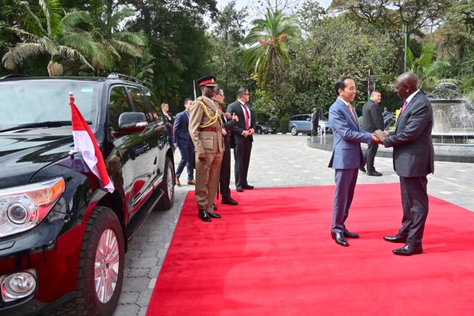 Sekretariat Kabinet Republik Indonesia Hari Kedua Di Kenya Presiden