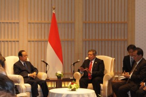 Presiden SBY bertemu pengusaha Jepang