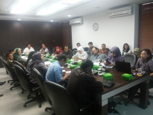 Suasana rapat Tim AKIP Sekretariat Kabinet, Selasa (23/10)