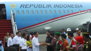 Pesawat Jokowi