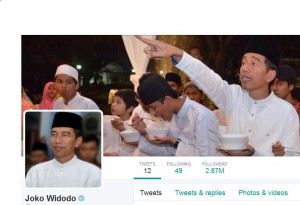 Akun Jokowi