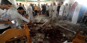 Lokasi serangan bom bunuh diri di Kuwait City, Jumat (26/6)