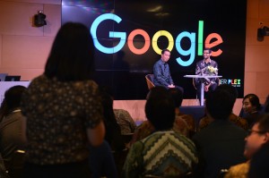 Presiden Jokowi berdialog dengan CEO Google Sundar Pichai di san Fransisco (Foto:BPMI Setpres)