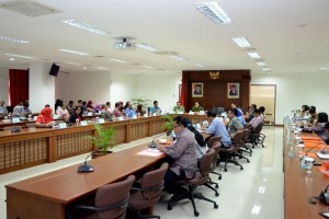 Suasana Rakor Anggaran Tahun 2017 di Sekretariat Kabinet (3/3). (Foto:Humas/Oji)