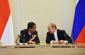 Presiden Jokowi dan Presiden Vladimir Putin