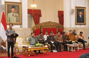 Presiden Jokowi memberikan pengantar pada RKP, Selasa (7/6), di Istana Negara, Jakarta. (Foto: Humas/Jay)