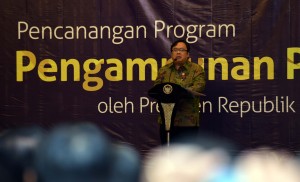 Presiden Jokowi melakukan Pencanangan Program Pengampunan Pajak di Kantor Pusat Dirjen Pajak Jakarta, (1/7) Pagi.
