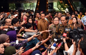Presiden Jokowi melakukan Pencanangan Program Pengampunan Pajak di Kantor Pusat Dirjen Pajak Jakarta, (1/7) Pagi.