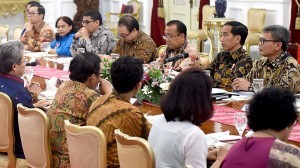 President Jokowi has a dialog with legal experts and practitioners on Thursday (22/9), at the Merdeka Palace, Jakarta