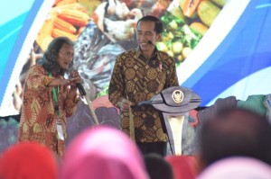 Presiden dalam sambutannya di peringatan Hari Pangan se-Dunia Tingkat Nasional ke-36 Tahun 2016, di Boyolali, Jateng, Sabtu (29/10)