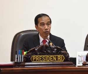 Presiden Jokowi memimpin Rapat Terbatas tentang BPJS, Rabu (9/11). (Foto: Humas/Jay)