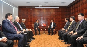 Vice President Jusuf Kalla meets the President of Vietnam in Lima, Peru, on Friday (18/11) local time (Picture: Secretariat of Vice President)