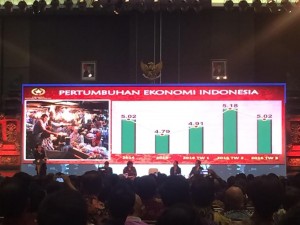 Sosialisasi Program Pengampunan Pajak atau Tax Amnesty periode kedua, di Pecatu Hall BNDCC, Nusa Dua, Bali, Rabu (7/12) sore.