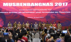 The Opening of the 2017 National Development Planning Conference (Musrenbangnas), at Bidakara Hotel, Jakarta, on Wednesday (26/4)