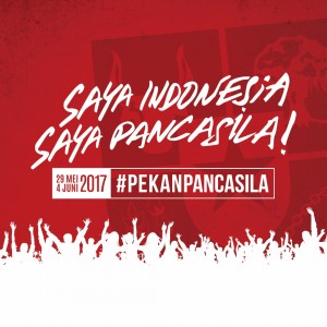 the logo of the Pancasila Week campaign 
