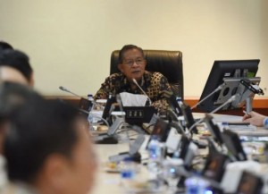 Menko Perekonomian memimpin rakor di Jakarta, Kamis (30/11). (Foto: Humas Perekonomian)