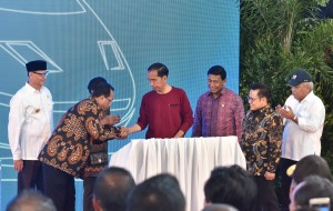 Peresmian Kereta Bandara Soekarno Hatta, 2 Januari 2018