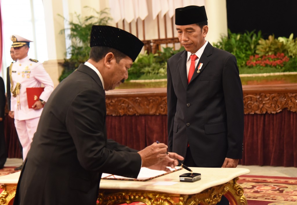 Sekretariat Kabinet Republik Indonesia President Jokowi Installs