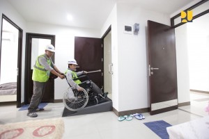 Preparation of Kemayoran athlete housing for Asian Para Games (Photo: Ministry of PUPR)