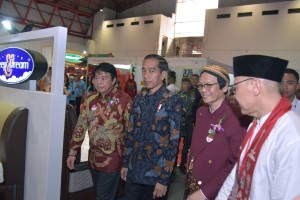 President Jokowi attends National Chinese New Year Celebration at the JI Expo Kemayoran, Jakarta, Thursday (7/2). Photo by: Oji/PR