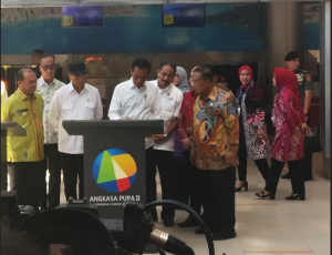 President Jokowi inaugurates Tanjung Kelayang Special Economic Zones in Bangka Belitung, Thursday (14/3), Photo by: Rahmat/PR.