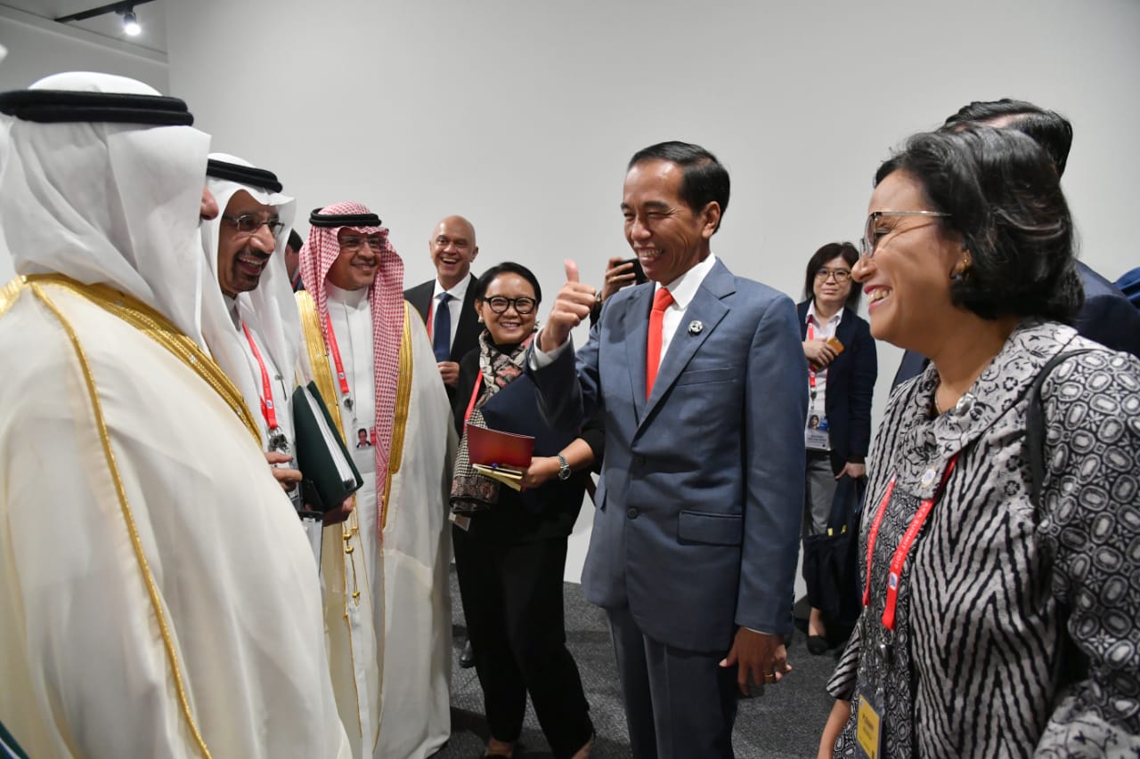 Jokowi bertemu 2 menteri Saudi