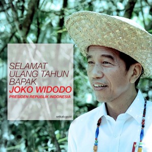 Selamat Ultah Pak Jokowi