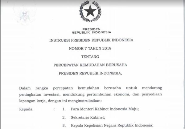 Sekretariat Kabinet Republik Indonesia | Inilah Inpres No. 7/2019 ...