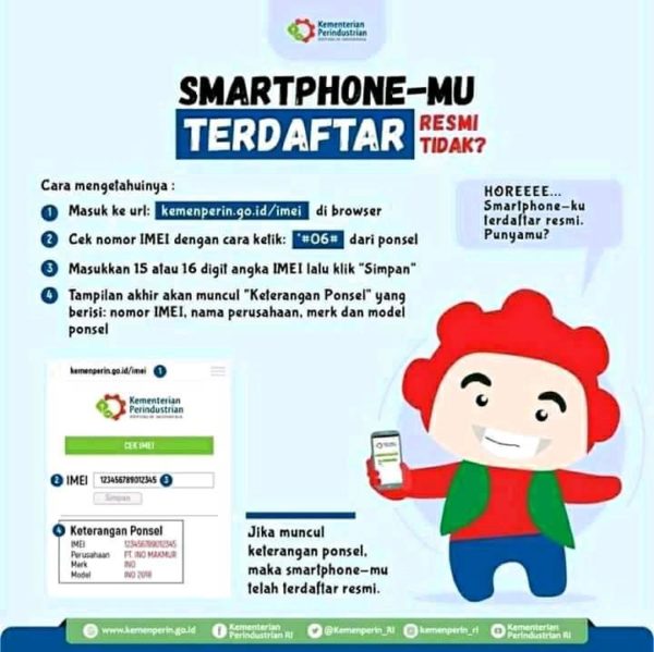 Sekretariat Kabinet Republik Indonesia | Gov't Implements IMEI Control ...