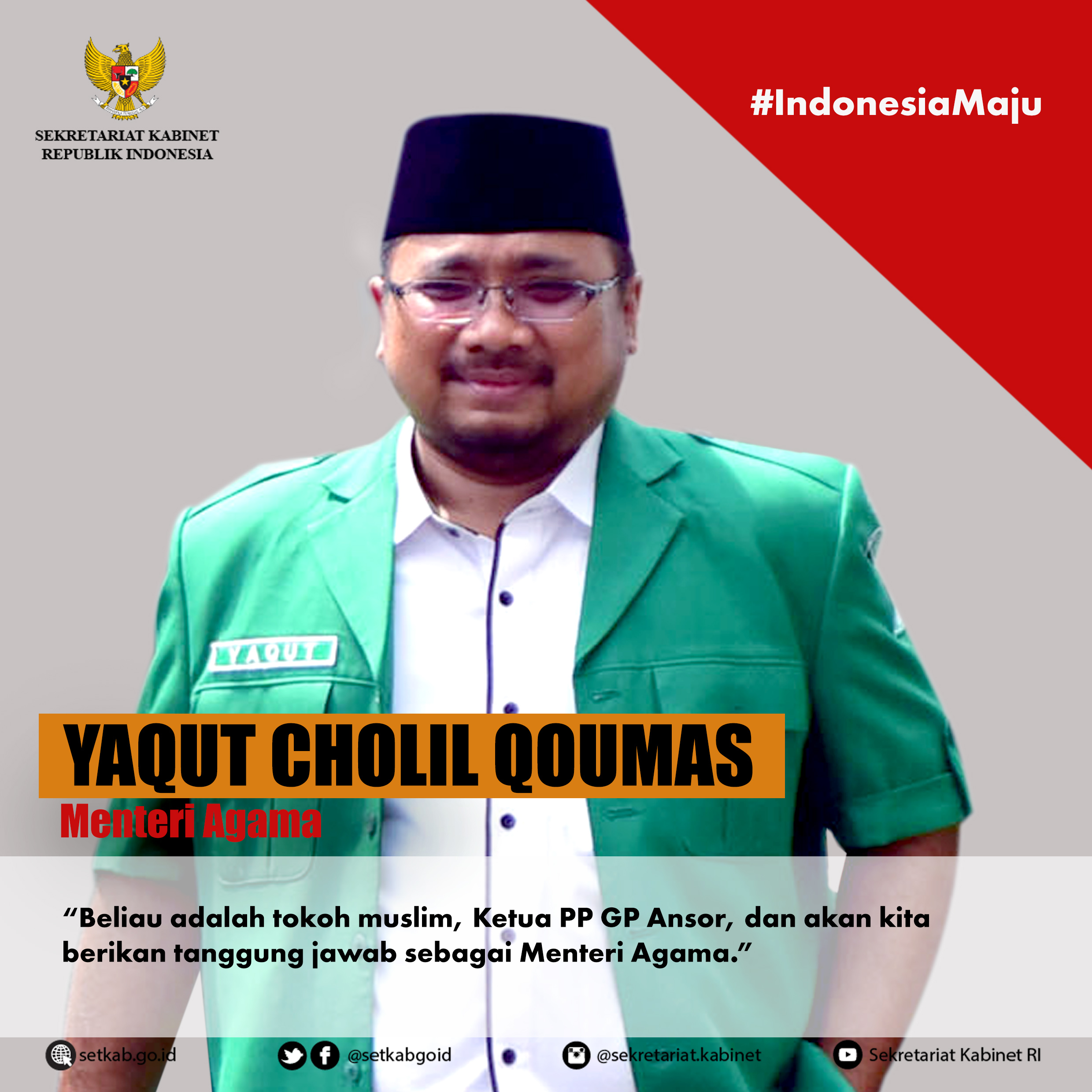 Profil Menteri Kabinet Indonesia Maju yang Dilantik pada Rabu (23/12/2020)