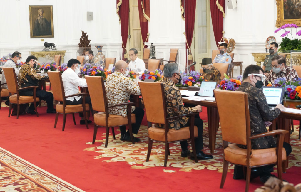 Presiden Jokowi Pimpin Ratas Hilirisasi Ekonomi Digital