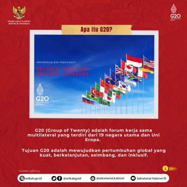 Sekretariat Republik Indonesia Apa Itu G20? Sekretariat
