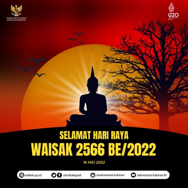 Sekretariat Kabinet Republik Indonesia | Selamat Hari Raya Waisak 2566 ...