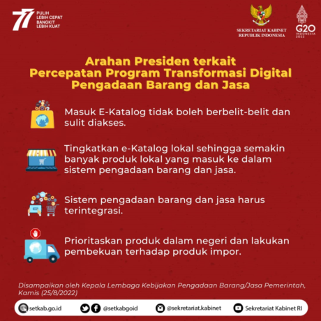 Sekretariat Kabinet Republik Indonesia | Arahan Presiden RI Terkait ...