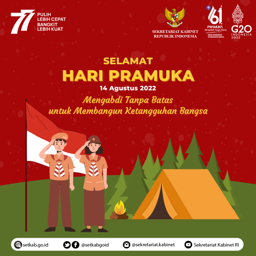 Sekretariat Kabinet Republik Indonesia | Hari Pramuka | Sekretariat