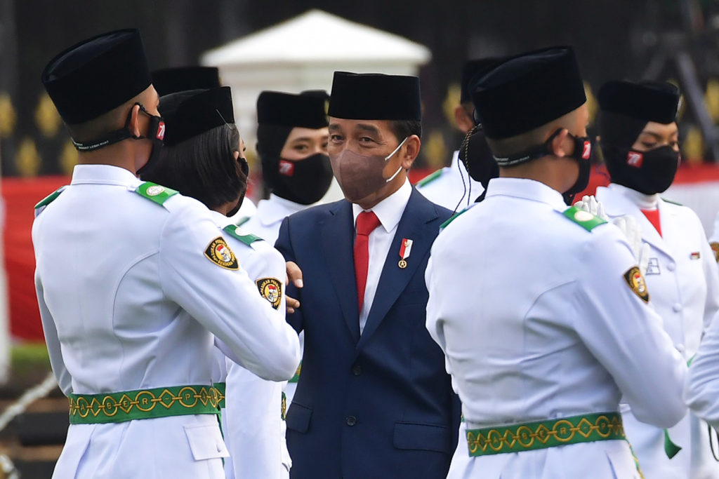 68 Anggota Paskibraka Dikukuhkan Presiden Jokowi