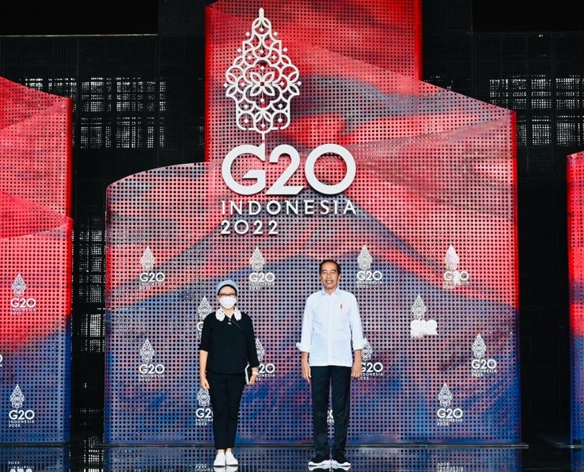 Sekretariat Republik Indonesia President Jokowi Inspects G20