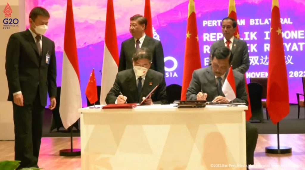 Jokowi dan Xi Jinping Saksikan Penandatanganan Lima Dokumen Kerjasama Kedua Negara