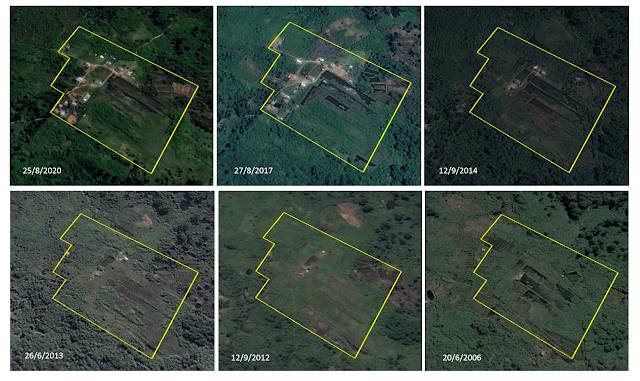 Citra Satelit - Dusun Cisadon dan Model Penyelesaian Penguasaan Tanah dalam Kawasan Hutan