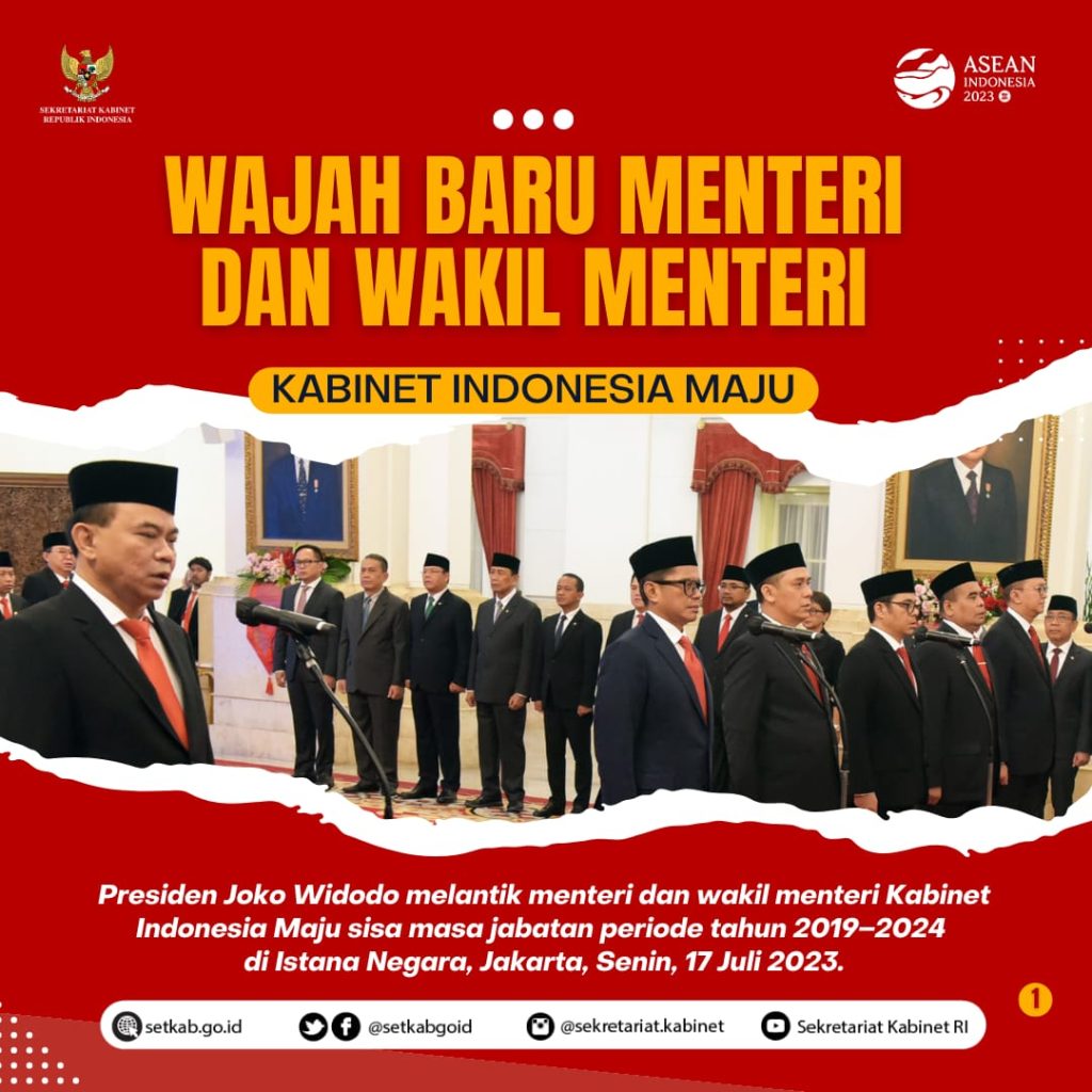 Sekretariat Kabinet Republik Indonesia | Wajah Baru Menteri Dan Wakil ...