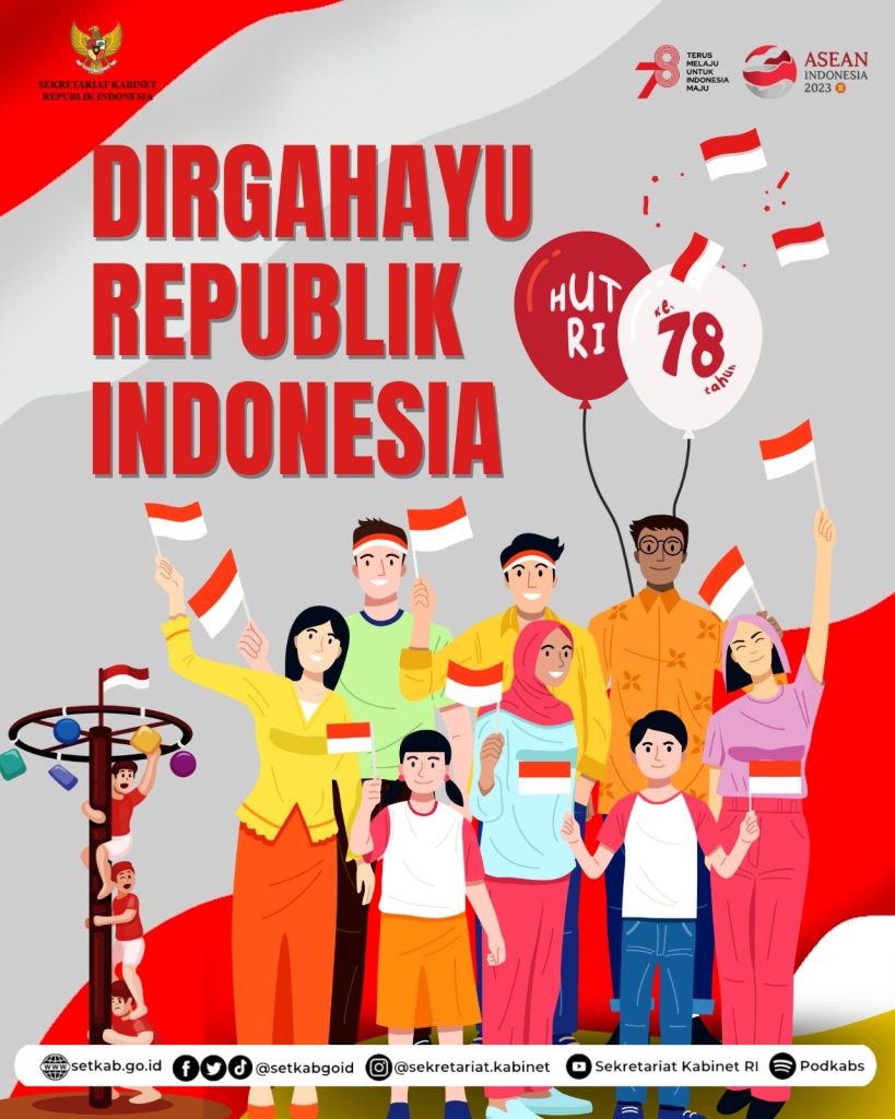 Sekretariat Kabinet Republik Indonesia | HUT Ke-78 RI | Sekretariat ...