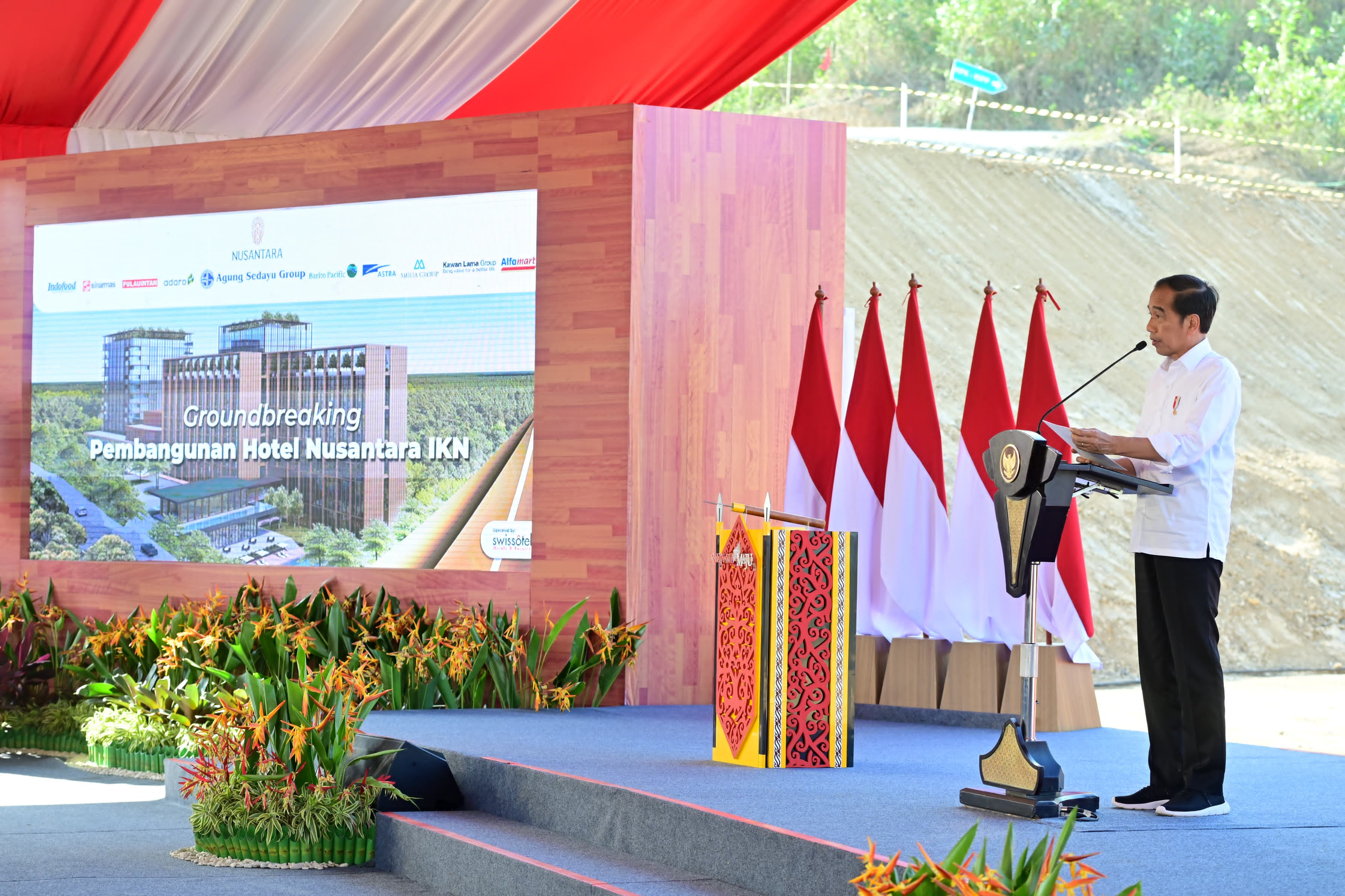 Sekretariat Kabinet Republik Indonesia | Presiden Groundbreaking Hotel ...