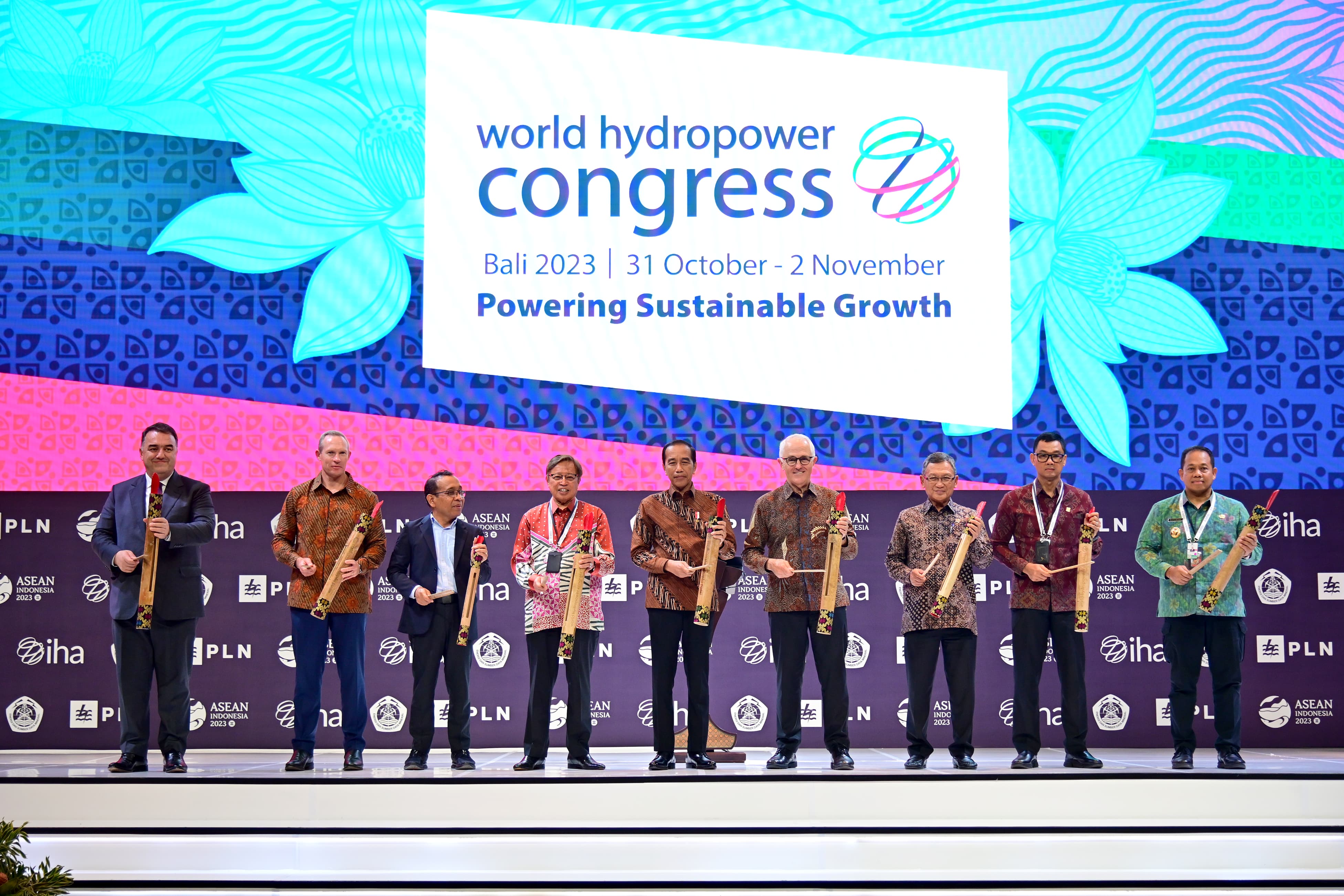 Presiden Jokowi Buka World Hydropower Congress di Bali (31/10/2023).