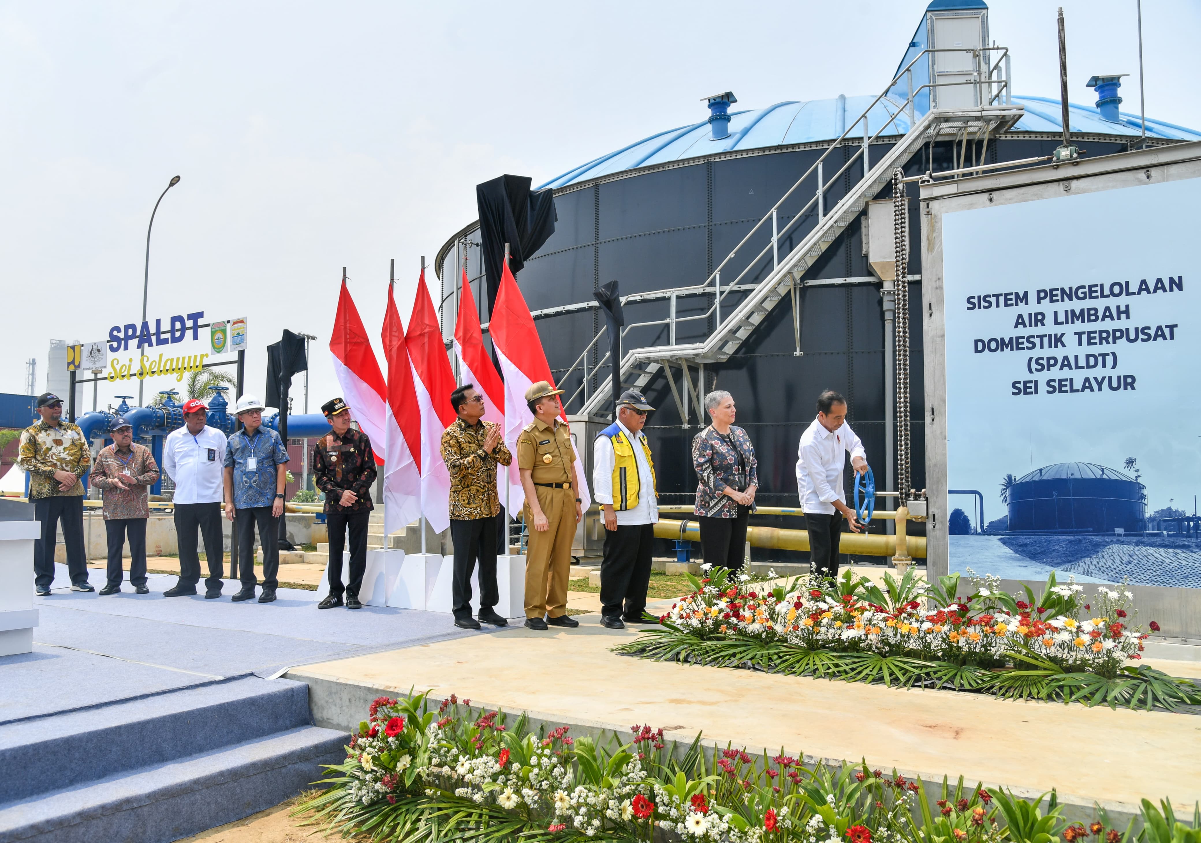 Sekretariat Kabinet Republik Indonesia Presiden Resmikan Sistem Pengelolaan Limbah Terpusat Di 5697