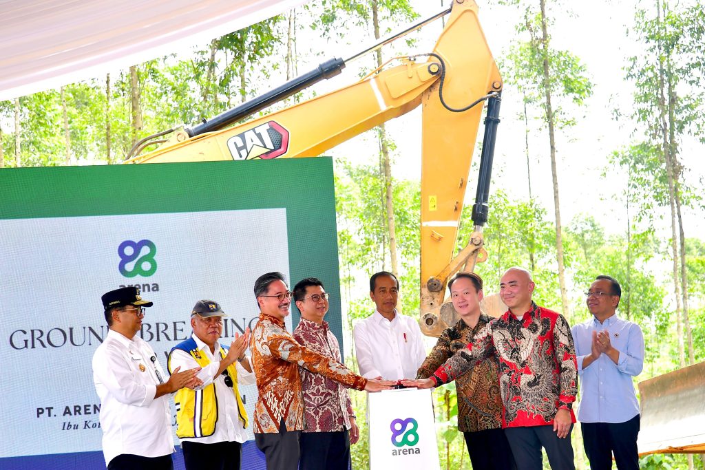 Sekretariat Kabinet Republik Indonesia Presiden Jokowi Lakukan Groundbreaking Pt Arena Graha 