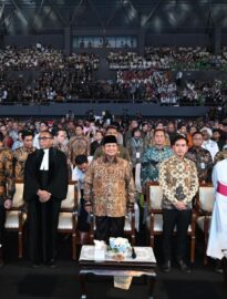 Presiden Prabowo menyampaikan bahwa Indonesia telah resmi mencapai swasembada beras per 31 Desember 2025 di